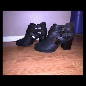 Black booties 6.5